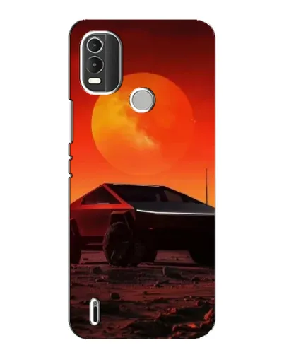 Чохол для Nokia C21 Plus з картинкою «Cybertruck на Марсі»