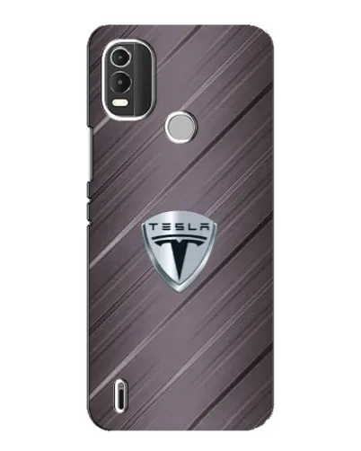 Чохол для Nokia C21 Plus з картинкою «Металева текстура Tesla»