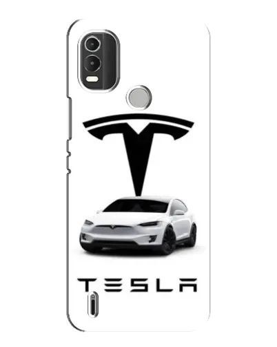 Чохол для Nokia C21 Plus з картинкою «Tesla White Style»