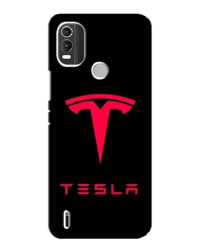 Чохол для Nokia C21 Plus з картинкою «Tesla Red Logo»