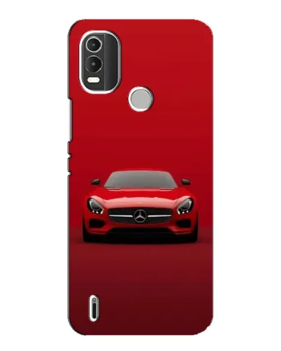 Чохол для Nokia C21 Plus з картинкою «Червоний Mercedes AMG»