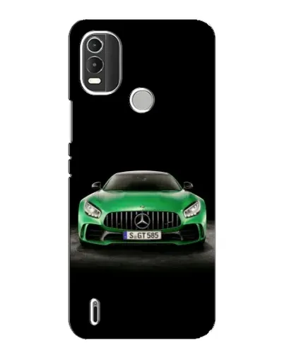 Чохол для Nokia C21 Plus з картинкою «Mercedes — неоновий лого»