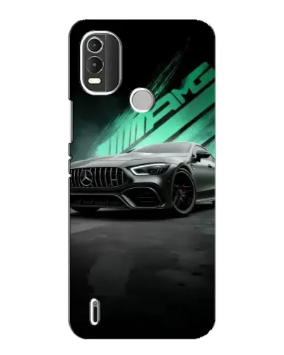 Чохол для Nokia C21 Plus з картинкою «Темний Mercedes AMG»