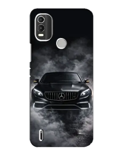 Чохол для Nokia C21 Plus з картинкою «Mercedes у диму»