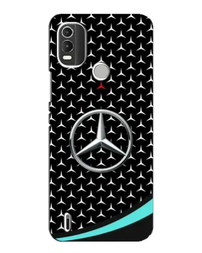 Чохол для Nokia C21 Plus з картинкою «Mercedes — бірюзовий акцент»