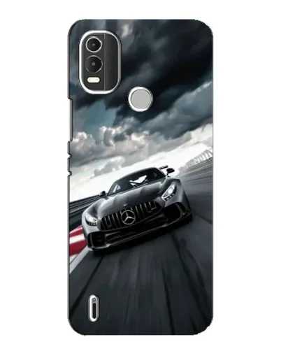 Чохол для Nokia C21 Plus з картинкою «Гоночний Mercedes AMG»