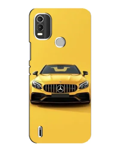 Чохол для Nokia C21 Plus з картинкою «Жовтий Mercedes GT»