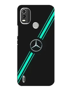 Чохол для Nokia C21 Plus з картинкою «Спортивні лінії Mercedes» Чохол для Nokia C21 Plus з картинкою «Спортивні лінії Mercedes»