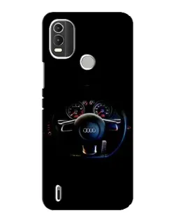 Чохол для Nokia C21 Plus з картинкою «Салон Audi — кермо» Чохол для Nokia C21 Plus з картинкою «Салон Audi — кермо»