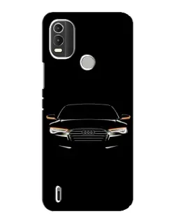 Чохол для Nokia C21 Plus з картинкою «Audi — нічний контур»
