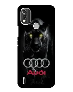 Чохол для Nokia C21 Plus з картинкою «Пантера та Audi»