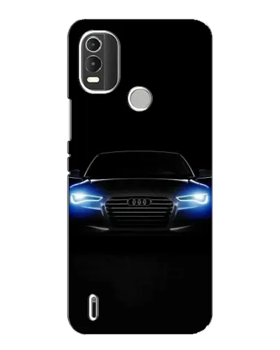 Чохол для Nokia C21 Plus з картинкою «Audi в неоні»