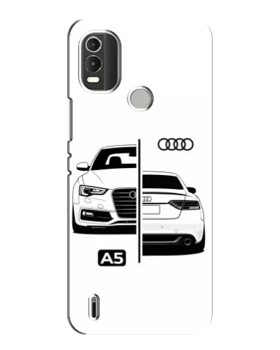 Чохол для Nokia C21 Plus з картинкою «Audi — контрастний дизайн»