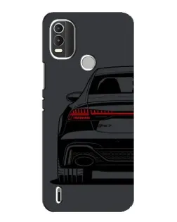 Чохол для Nokia C21 Plus з картинкою «Задня частина Audi — арт»