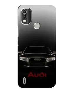 Чохол для Nokia C21 Plus з картинкою «Audi — градієнтний контур»