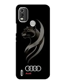 Чохол для Nokia C21 Plus з картинкою «Графіка — пантера та Audi»