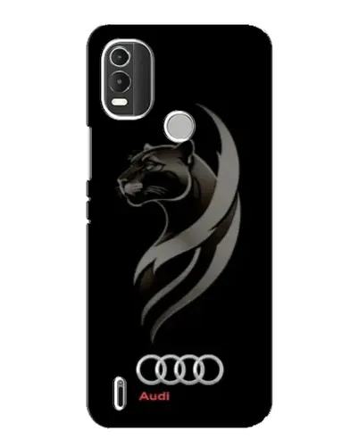 Чохол для Nokia C21 Plus з картинкою «Графіка — пантера та Audi»