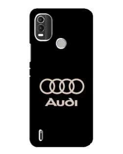 Чохол для Nokia C21 Plus з картинкою «Audi — золотий логотип»