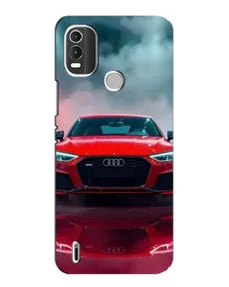 Чохол для Nokia C21 Plus з картинкою «Audi RS — червоний стиль»