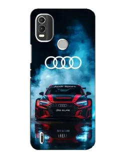 Чохол для Nokia C21 Plus з картинкою «Audi Sport — неон»