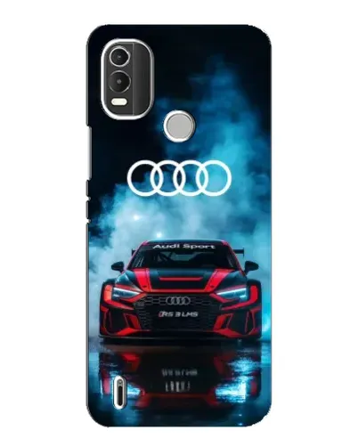 Чохол для Nokia C21 Plus з картинкою «Audi Sport — неон»