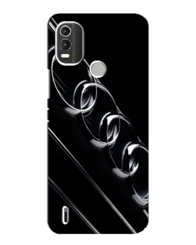 Чохол для Nokia C21 Plus з картинкою «Audi — абстрактні кільця»
