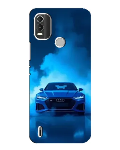 Чохол для Nokia C21 Plus з картинкою «Audi — блакитна енергія»