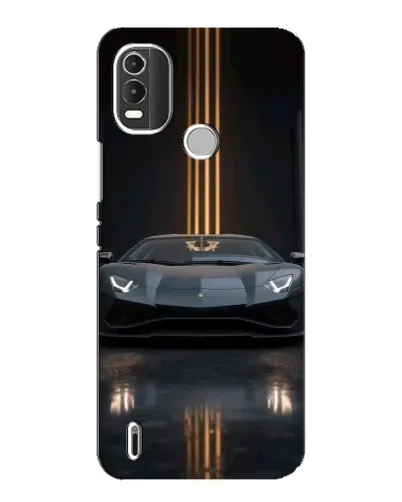 Чохол для Nokia C21 Plus з картинкою «Lamborghini золоті лінії»