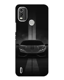 Чохол для Nokia C21 Plus з картинкою «Lamborghini симетрія доріг»