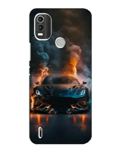 Чохол для Nokia C21 Plus з картинкою «Lamborghini димна естетика»