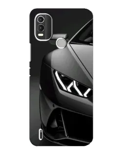 Чохол для Nokia C21 Plus з картинкою «Lamborghini фари деталізація»