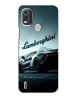 Чохол для Nokia C21 Plus з картинкою «Класичний Lamborghini надпис»