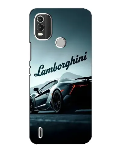 Чохол для Nokia C21 Plus з картинкою «Класичний Lamborghini надпис»