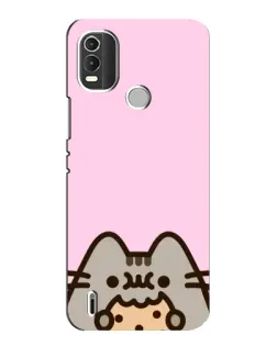 Чохол для Nokia C21 Plus з картинкою «Pusheen та печиво» Чохол для Nokia C21 Plus з картинкою «Pusheen та печиво»