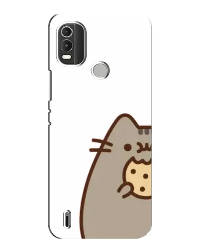Чехол для Nokia C21 Plus с картинкой «Пушин с печеньем»
