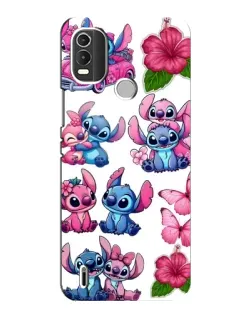 Чехол для Nokia C21 Plus с картинкой «Стикеры Stitch и Angel» Чехол для Nokia C21 Plus с картинкой «Стикеры Stitch и Angel»