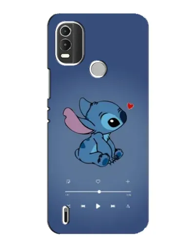 Чехол для Nokia C21 Plus с картинкой «Музыкальный Stitch»