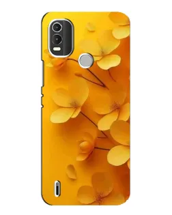 Чохол для Nokia C21 Plus з картинкою «Золоті пелюстки»
