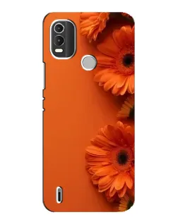 Чохол для Nokia C21 Plus з картинкою «Помаранчеві гербери»