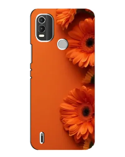 Чохол для Nokia C21 Plus з картинкою «Помаранчеві гербери»