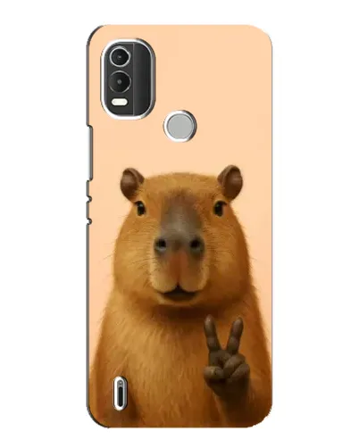 Чохол для Nokia C21 Plus з картинкою «Капібара вікторія» Чохол для Nokia C21 Plus з картинкою «Капібара вікторія»
