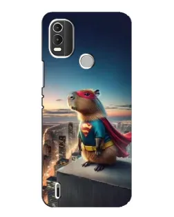 Чохол для Nokia C21 Plus з картинкою «Капі-мен супергерой»