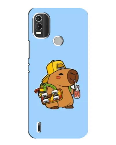 Чохол для Nokia C21 Plus з картинкою «Капібара на скейті» Чохол для Nokia C21 Plus з картинкою «Капібара на скейті»