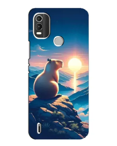 Чохол для Nokia C21 Plus з картинкою «Захід сонця з капібарою» Чохол для Nokia C21 Plus з картинкою «Захід сонця з капібарою»