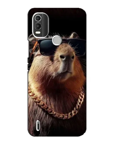 Чохол для Nokia C21 Plus з картинкою «Капібара золотий ланцюг» Чохол для Nokia C21 Plus з картинкою «Капібара золотий ланцюг»