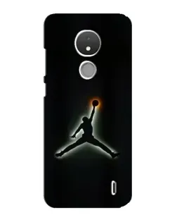 Чехол для Nokia C21 с картинкой «Jordan Gradient Logo»
