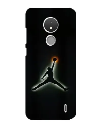 Чехол для Nokia C21 с картинкой «Jordan Gradient Logo»