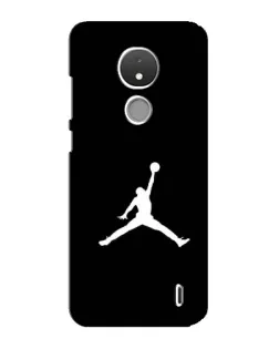 Чехол для Nokia C21 с картинкой «Jordan Silhouette»