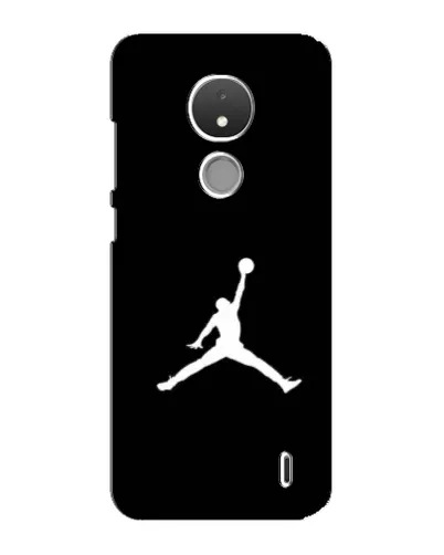 Чехол для Nokia C21 с картинкой «Jordan Silhouette»