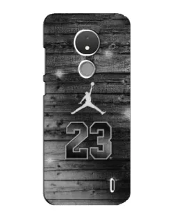 Чехол для Nokia C21 с картинкой «Jordan Carbon 23»